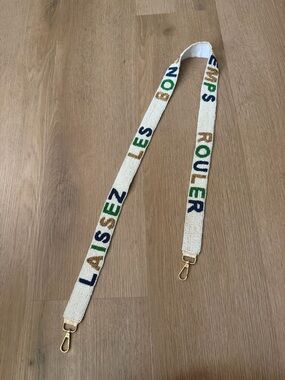 Mardi Gras Beaded Bag Strap - Laissez Les Bon Temps Rouler